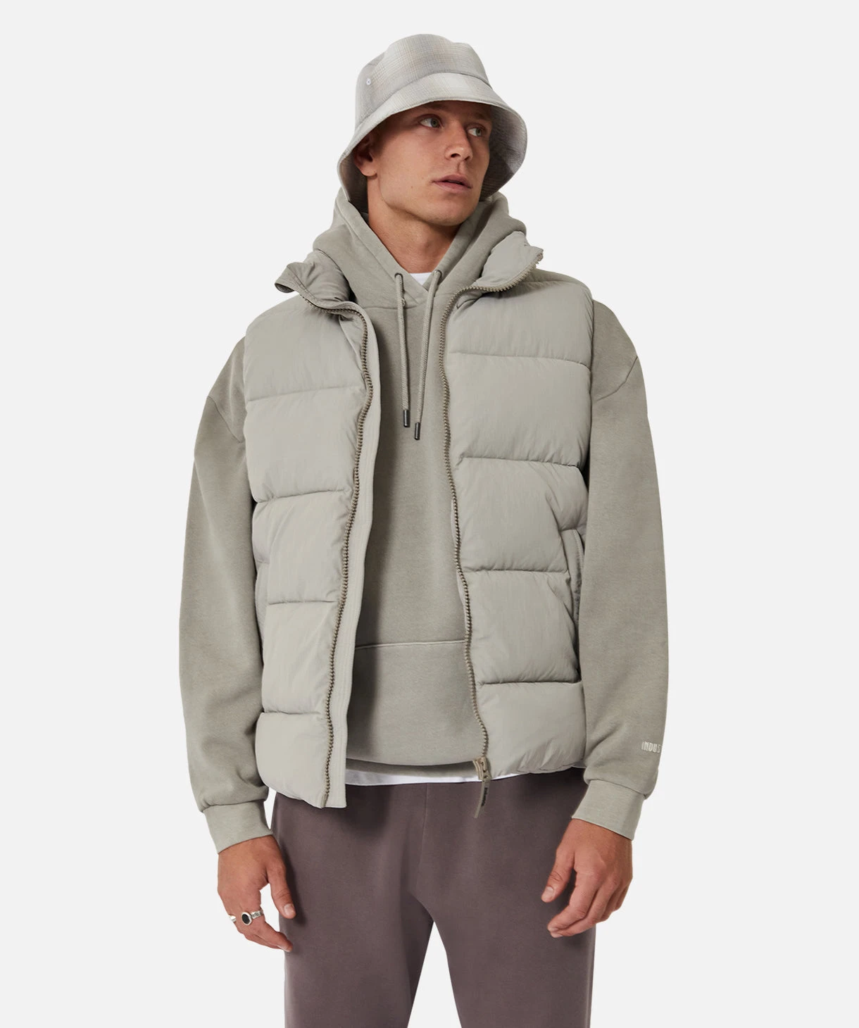 The New Hanam Puffer Vest - Rhino 2 The New Hanam Puffer Vest - Rhino - Image 2