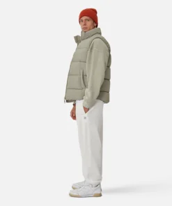 The New Hanam Puffer Vest - Sea Foam -Gsock Apparel Industrie the new hanam puffervest seafoam 9155557 2
