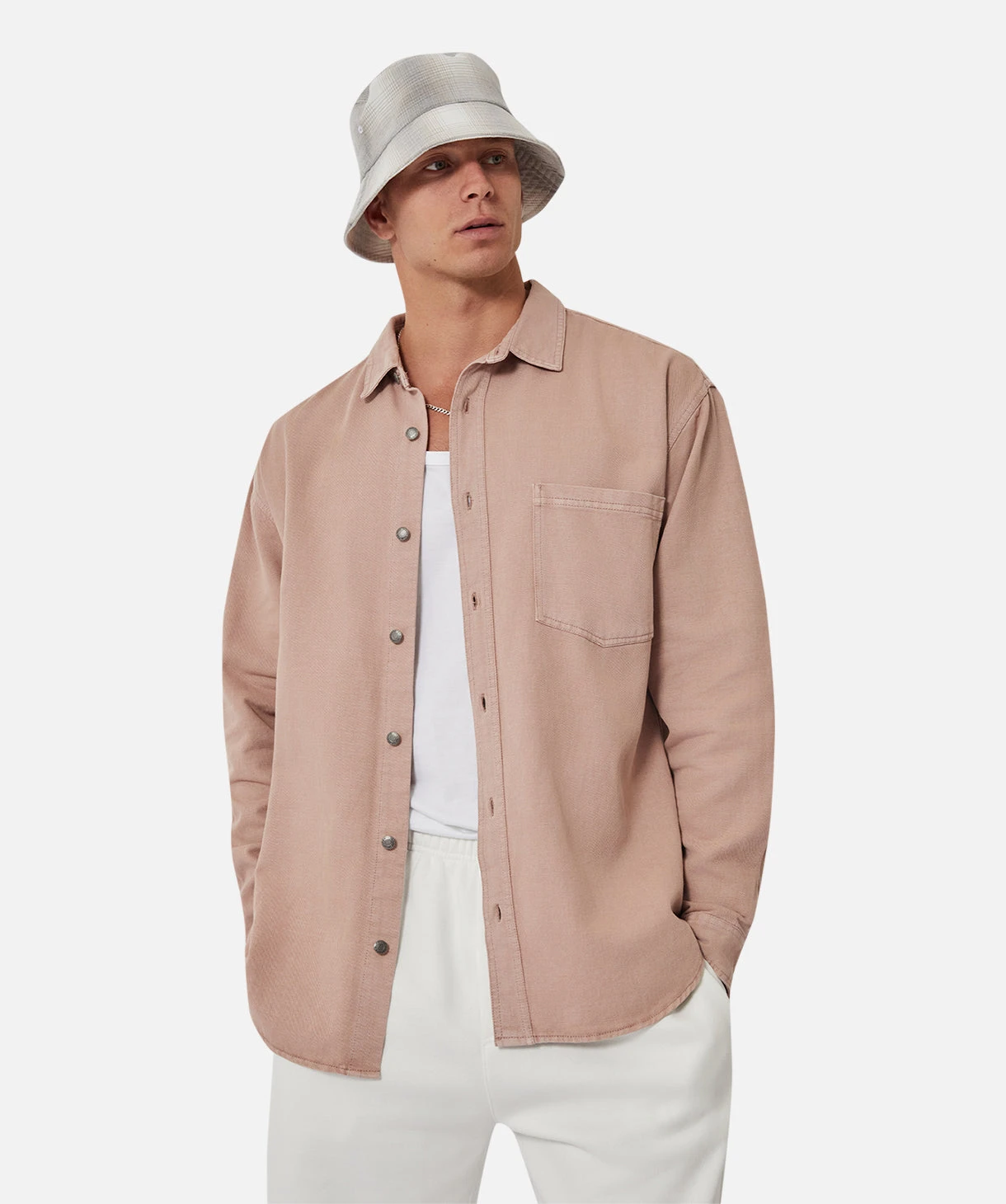 The Portland L/s Shirt - Washed Maroon 2 The Portland L/s Shirt - Washed Maroon - Image 2