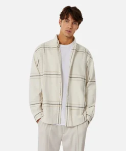 The Prichard L/s Shirt - Cream Combo -Gsock Apparel Industrie the prichard ls shirt cream combo 9195471 4