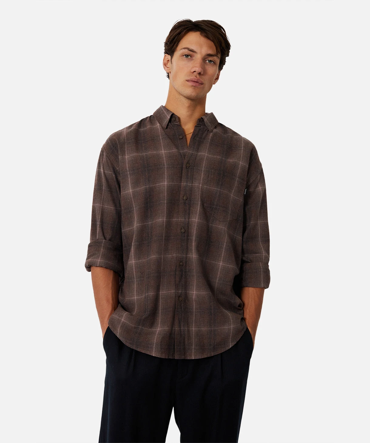 The Scottsdale Ls Shirt - Plum 2 The Scottsdale Ls Shirt - Plum - Image 2
