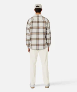 The Seymour L/s Shirt - Cream Combo -Gsock Apparel Industrie the seymour ls shirt cream comb 9142471 3