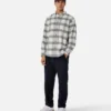 The Silverton Ls Shirt - Cream Grey