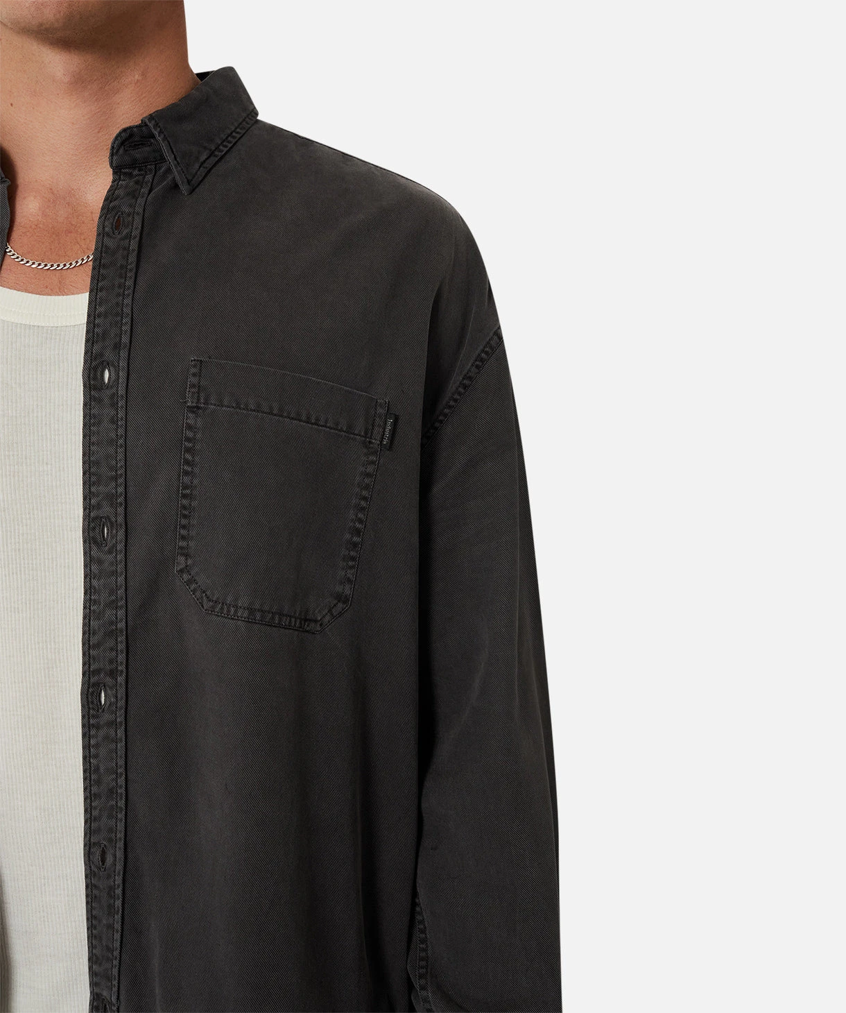 The Stratford Ls Shirt - Onyx 4 The Stratford Ls Shirt - Onyx - Image 4