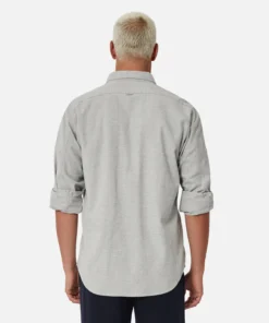 The Vernon Ls Shirt - Grey Marle -Gsock Apparel Industrie the vernon ls shirt grey marle 9159204 3