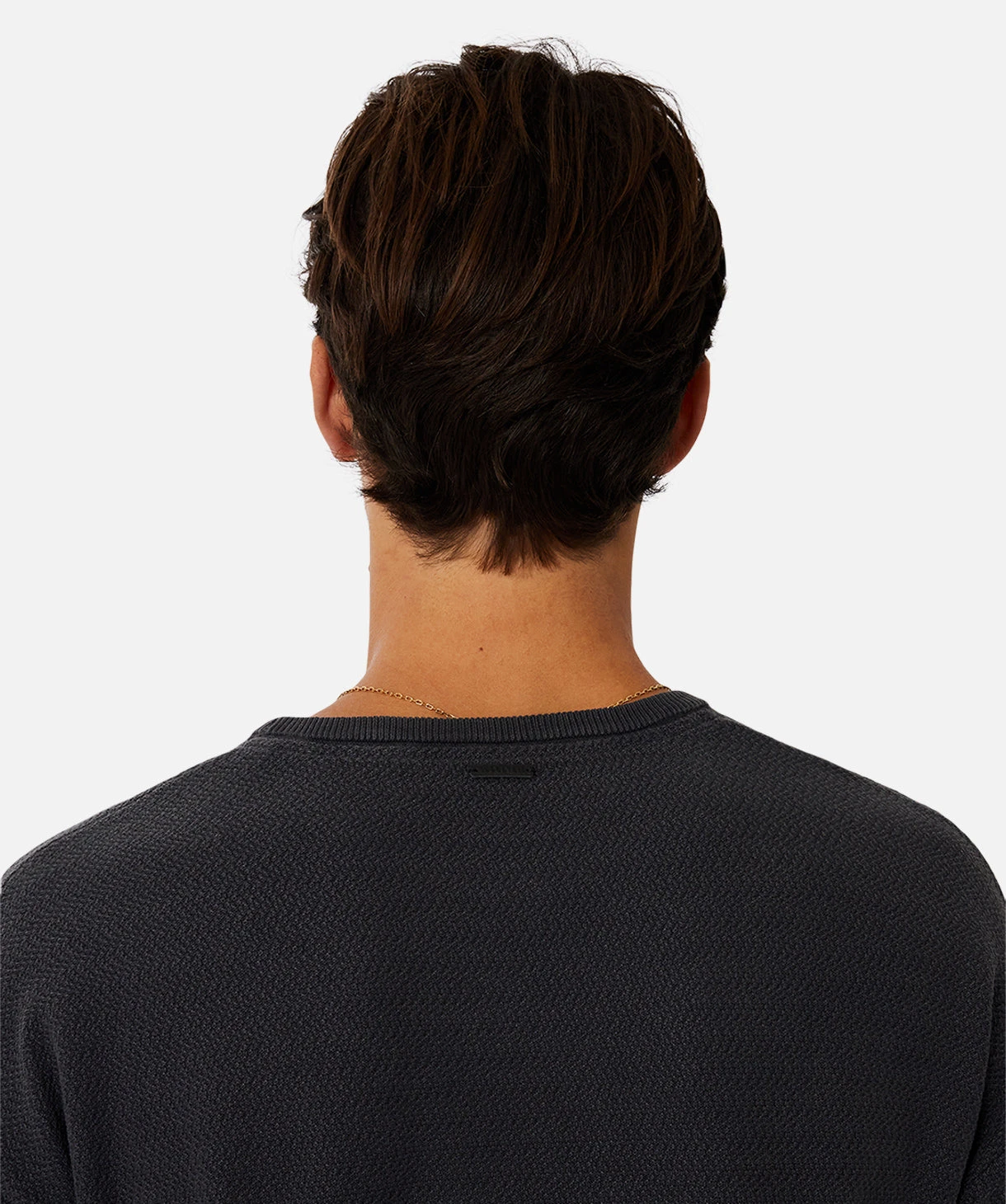 The Washed Aries Knit - Charcoal 5 The Washed Aries Knit - Charcoal - Image 5