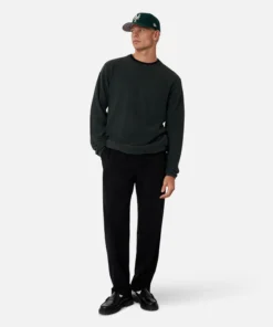 The Washed Aries Knit - Dark Pine