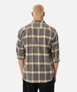 The Woburn Ls Shirt - Grey Combo -Gsock Apparel Industrie the woburn ls shirt greycombo 9126325 3