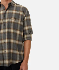 The Woburn Ls Shirt - Grey Combo -Gsock Apparel Industrie the woburn ls shirt greycombo 9126325 5